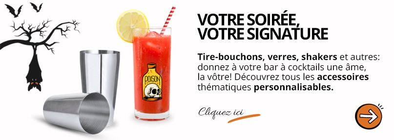 Accessoires de vin et de bar promotionnels