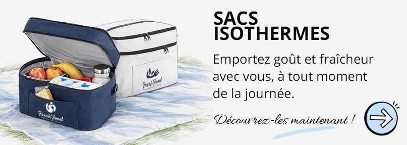 Sacs isothermes personnalisés