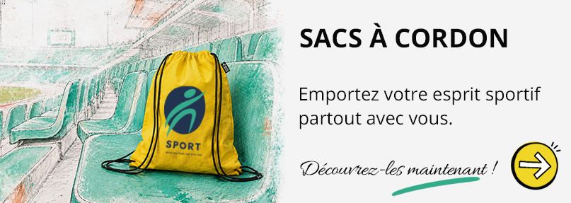 Sac de cordon personnalisé
