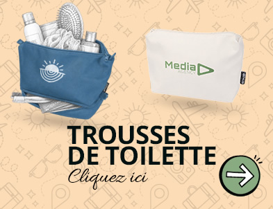 Trousses de toilette publicitaires