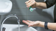 Gels hydroalcooliques publicitaires