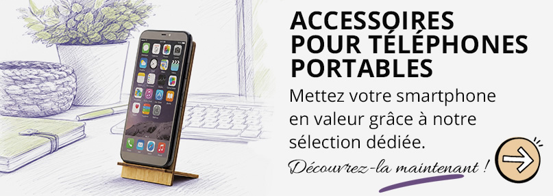 Accessoire smartphone et tablette personnalisé