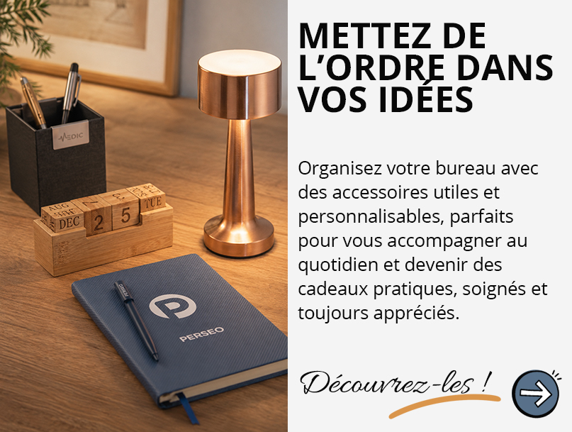 Accessoires de bureau personnalisés
