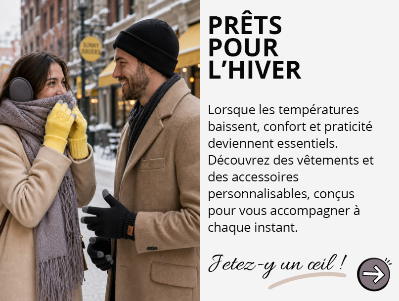 Goodies hiver personnalisés